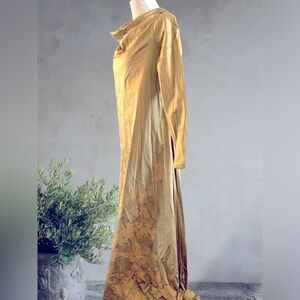 Anja Gockel Couture Hand Painted Silk Dress